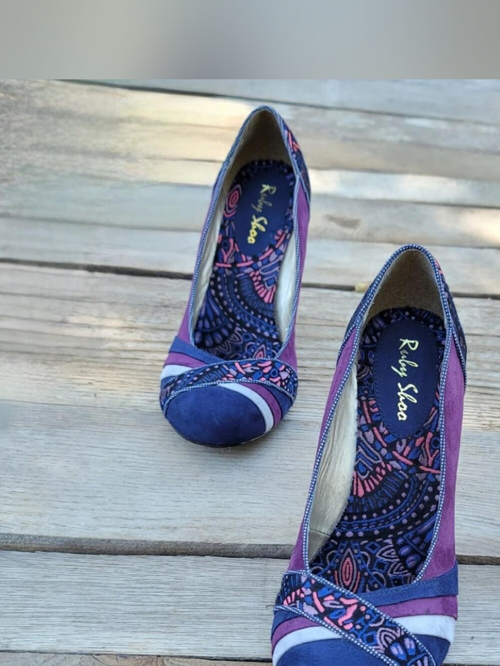 Ruby Shoo Heather Retro Vintage Style Heels Sz 6
